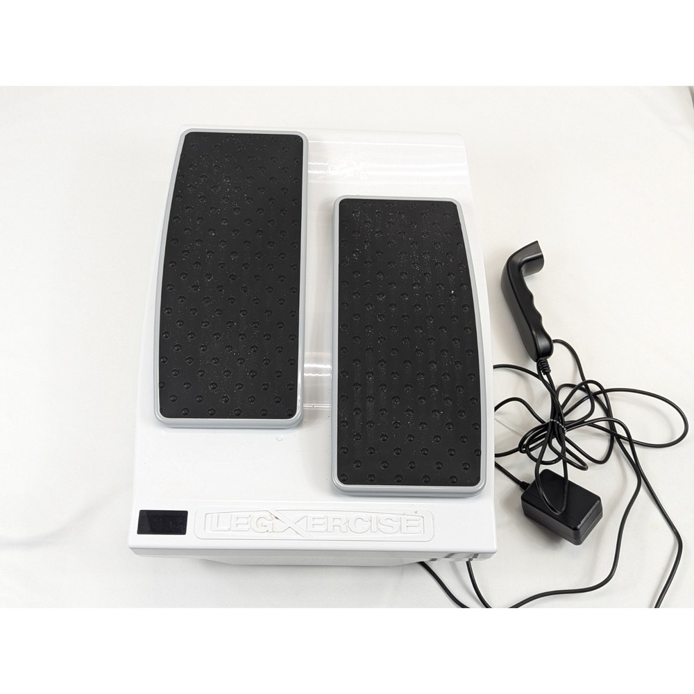 LegXercise Pro LEGX-012 White and Black Under Desk Leg Exerciser